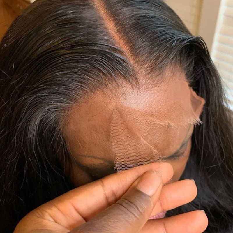 BEEOS 5x5 SKINLIKE closure lace close-up showing invisible 0.10mm lace blends naturally