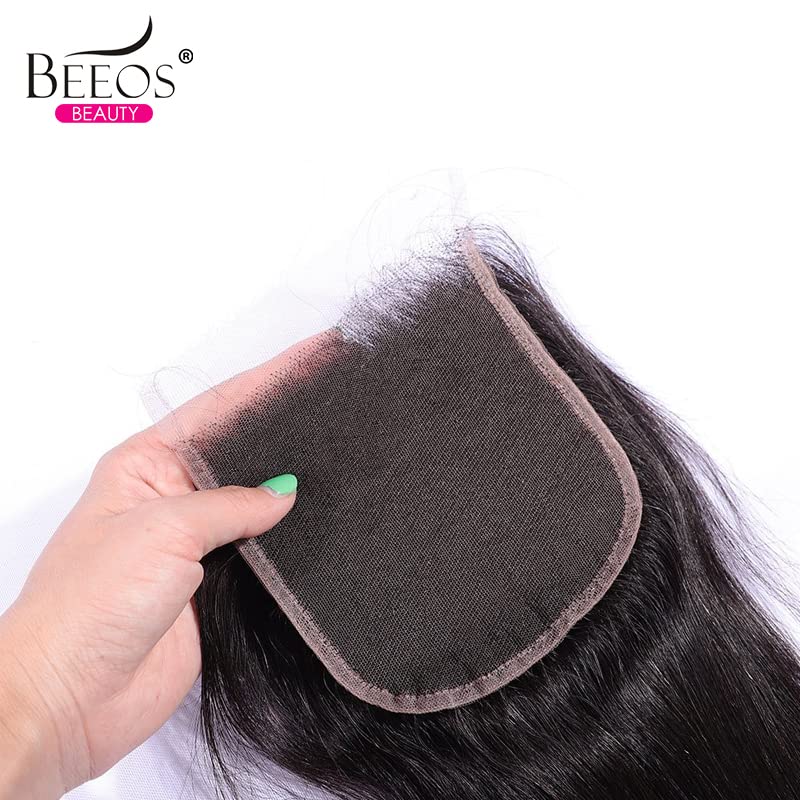 BEEOS 5x5 SKINLIKE closure virgin Brazilian hair provides soft, manageable texture for dyeing