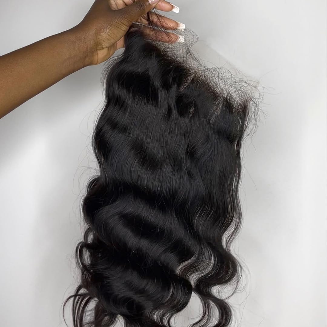 BEEOS true-length 18-inch closure ready for styling and consistent length.