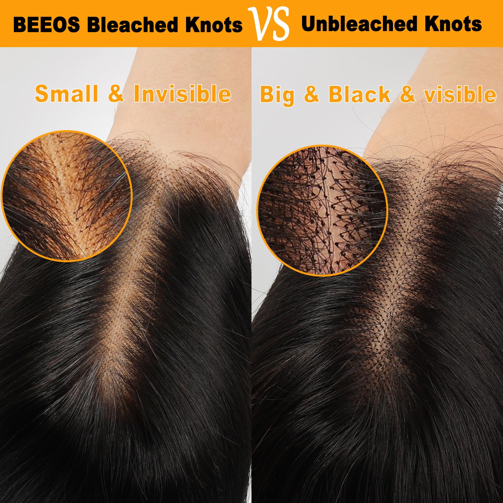 BEEOS Ultra-thin lace edge melts into skin for a discreet, natural look.