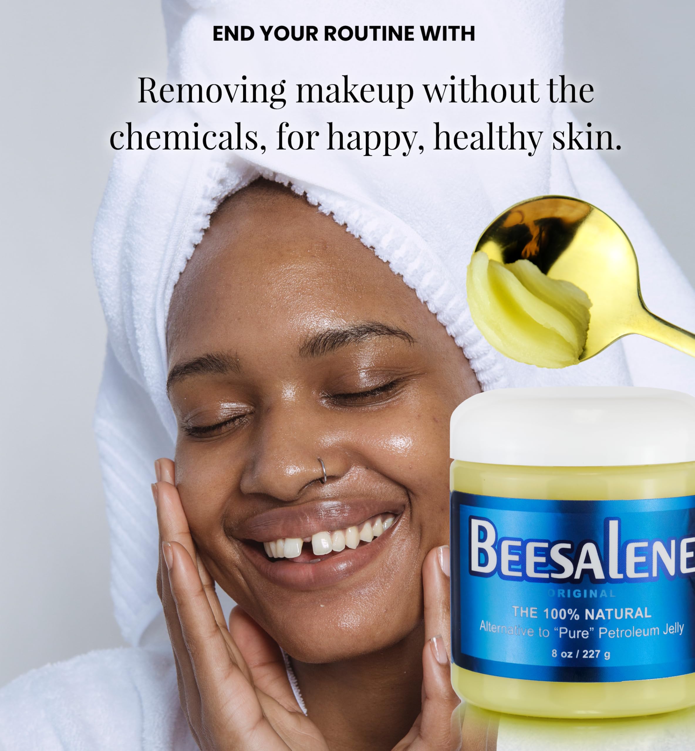 Beesaluxe Beesalene Original used for baby care on delicate skin.