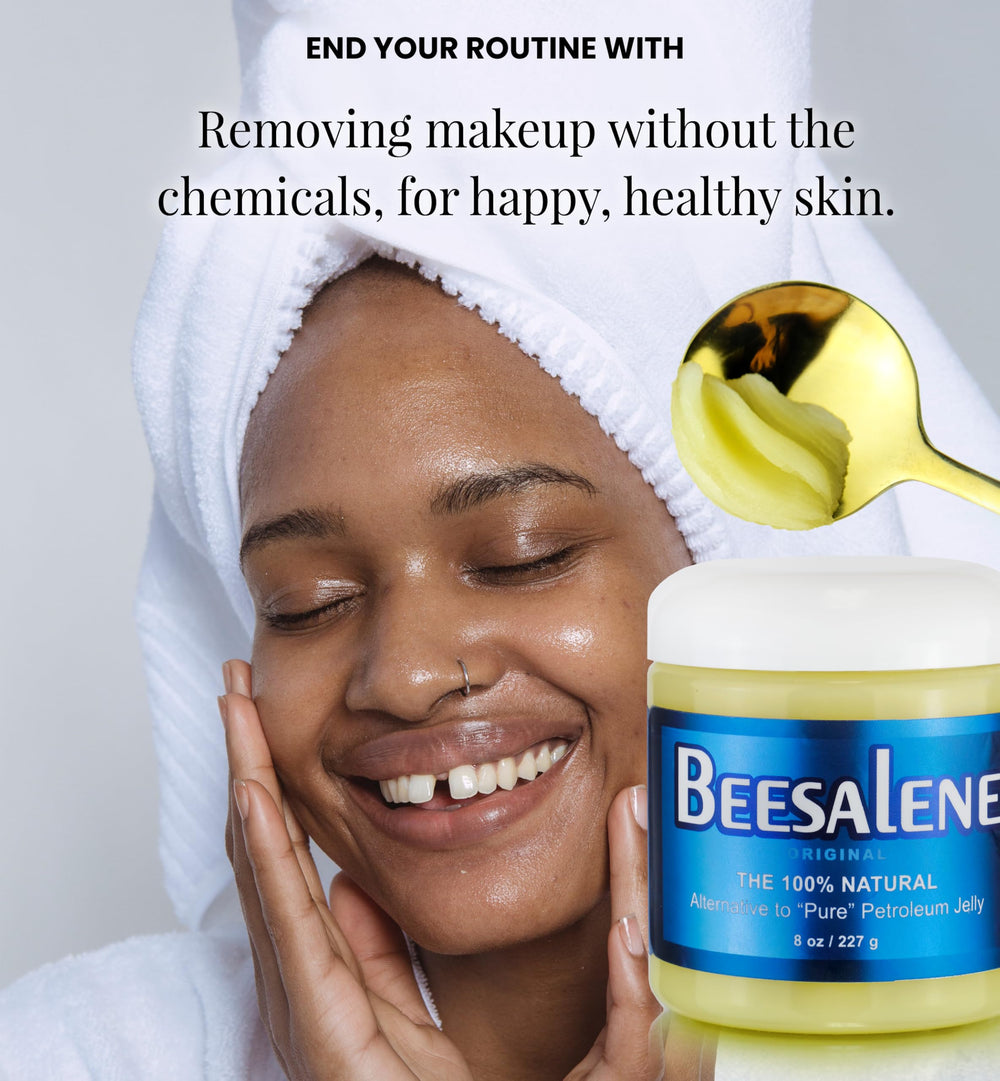 Beesaluxe Beesalene Original used for baby care on delicate skin.
