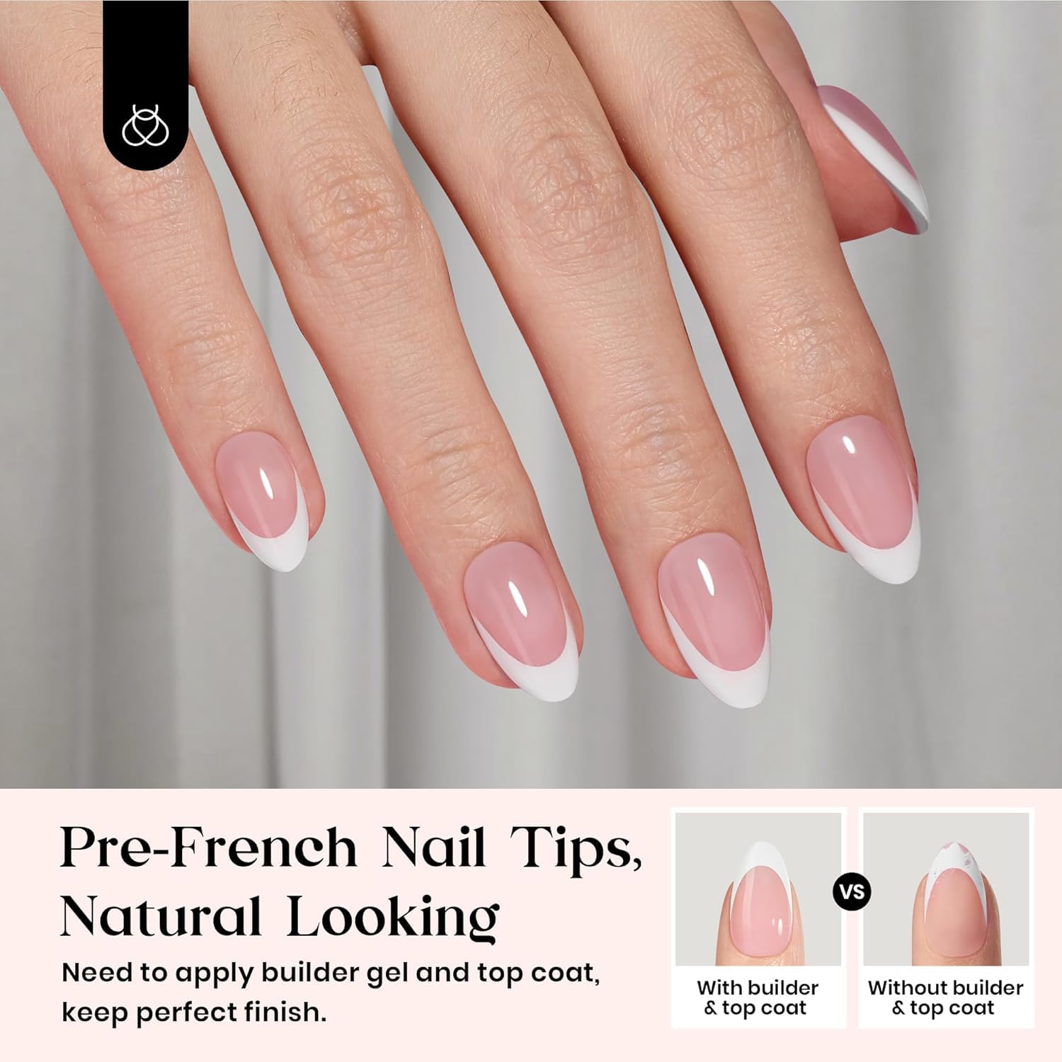 Beetles 224-piece press-on nails with 16 sizes fit easily.