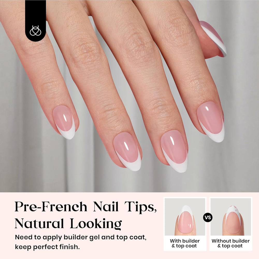 Beetles 224-piece press-on nails with 16 sizes fit easily.
