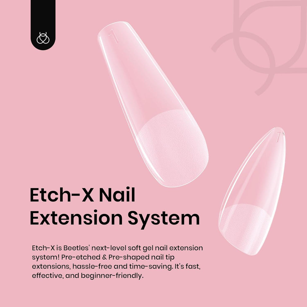 Beetles 3-minute extension tips suited for gel polish and nail art