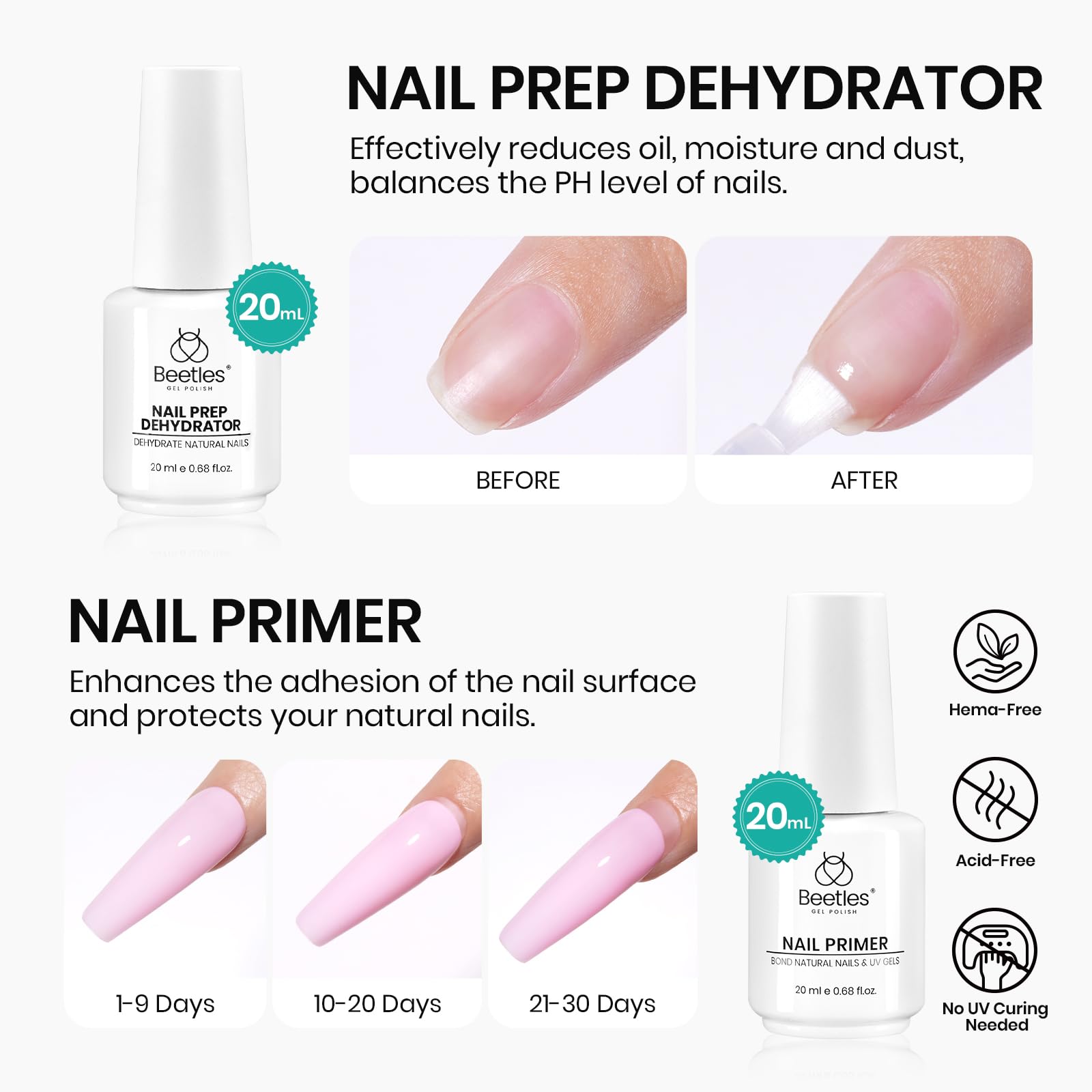 Beetles At-home nail design setup for DIY manicure.