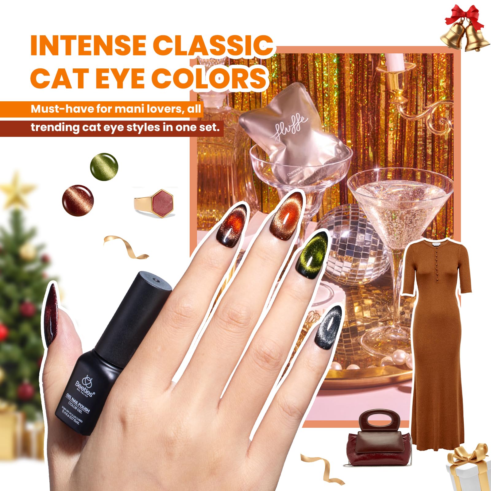 Beetles Base Coat 7.5ml ensures smooth adhesion for long-lasting color.