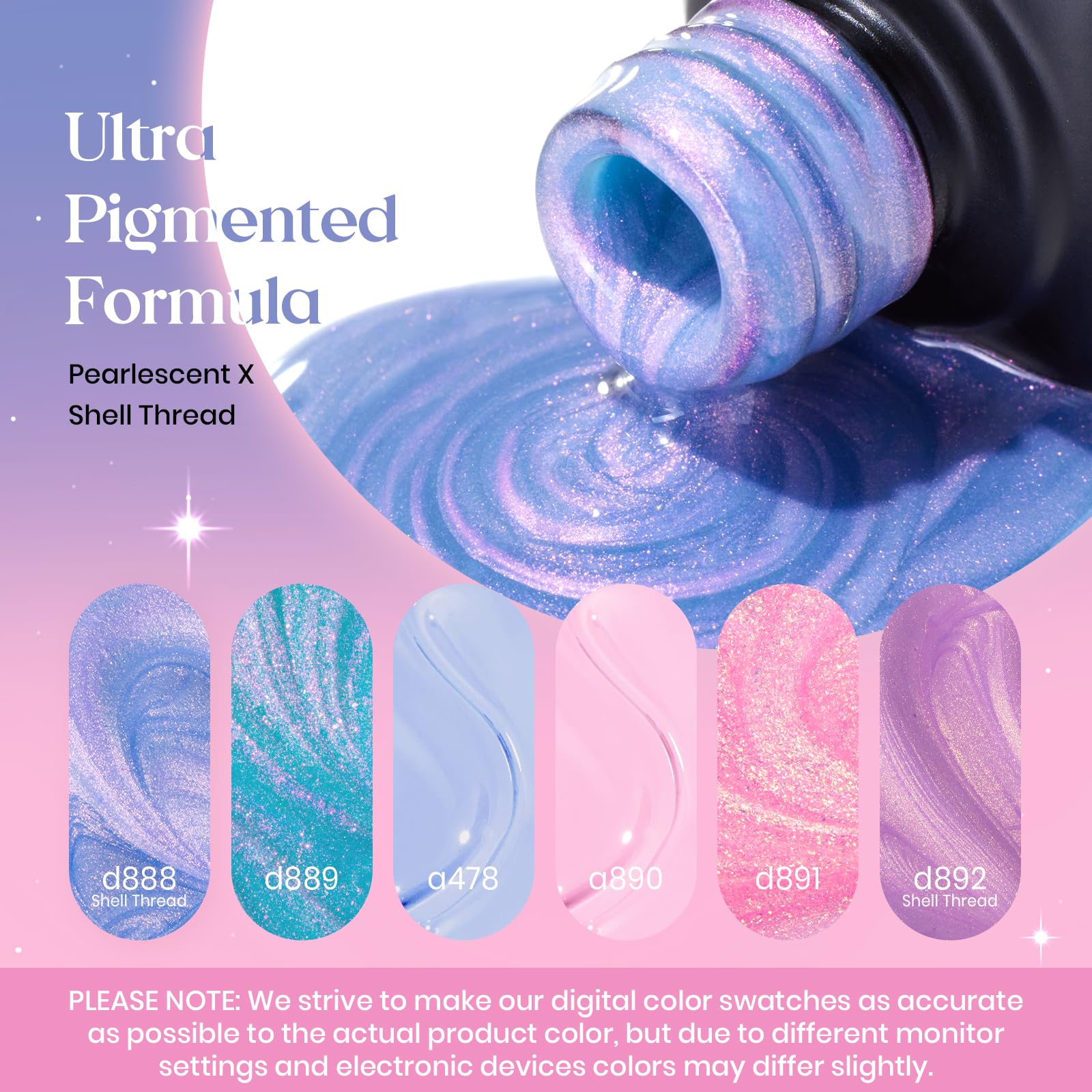 Beetles bubble accents add playful dimension to manicures.