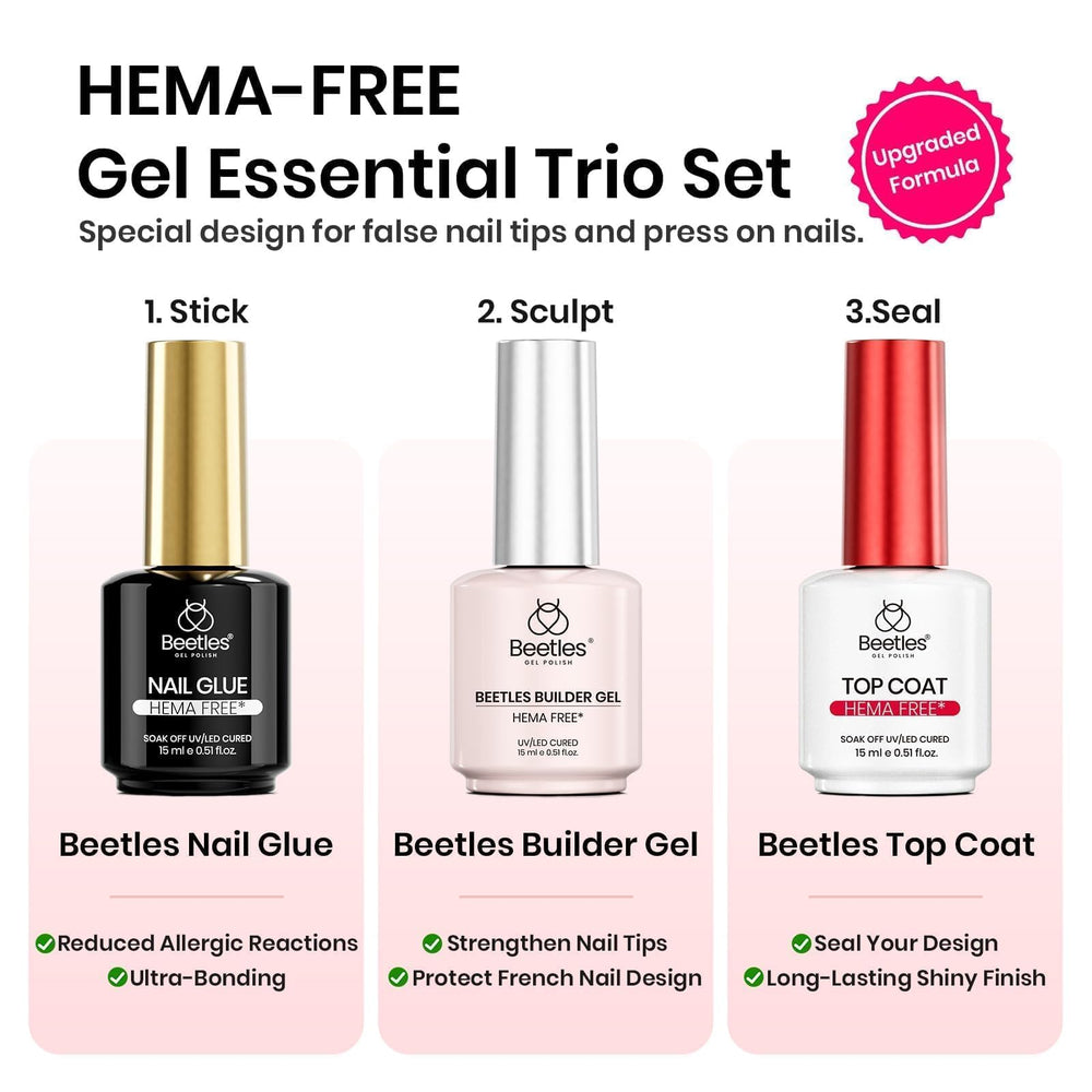 Beetles builder gel 8-in-1 with liner brush for precise shaping and apex