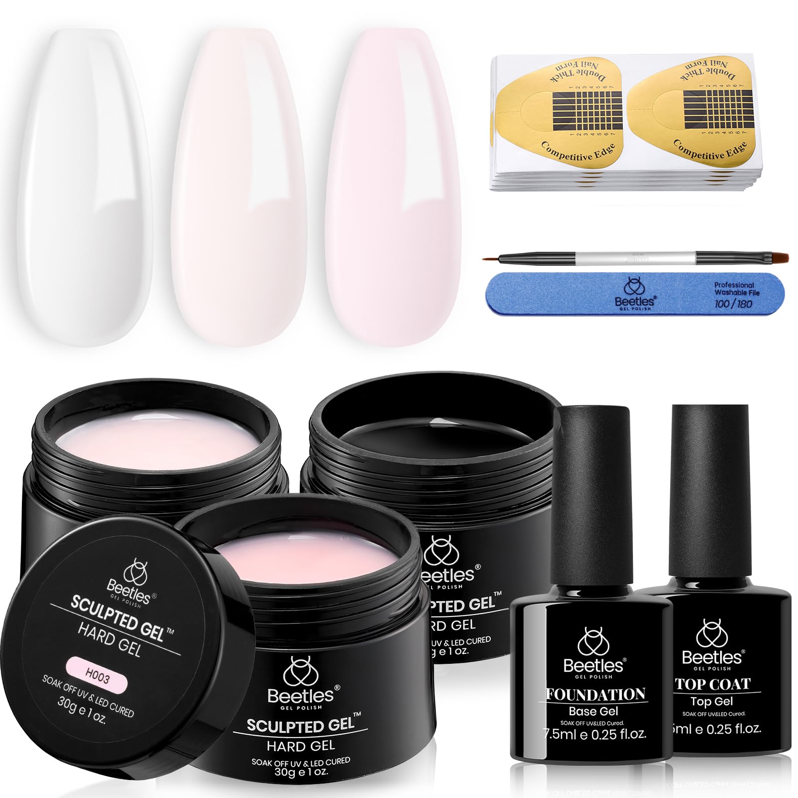 Beetles Builder Gel DIY manicure setup supports salon-quality nails at home.
