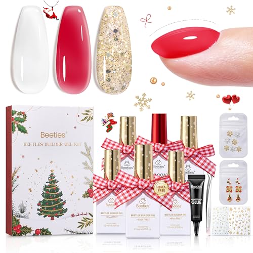 Beetles Builder Gel Kit Enchanted Night for festive at-home manicures with complete gel system