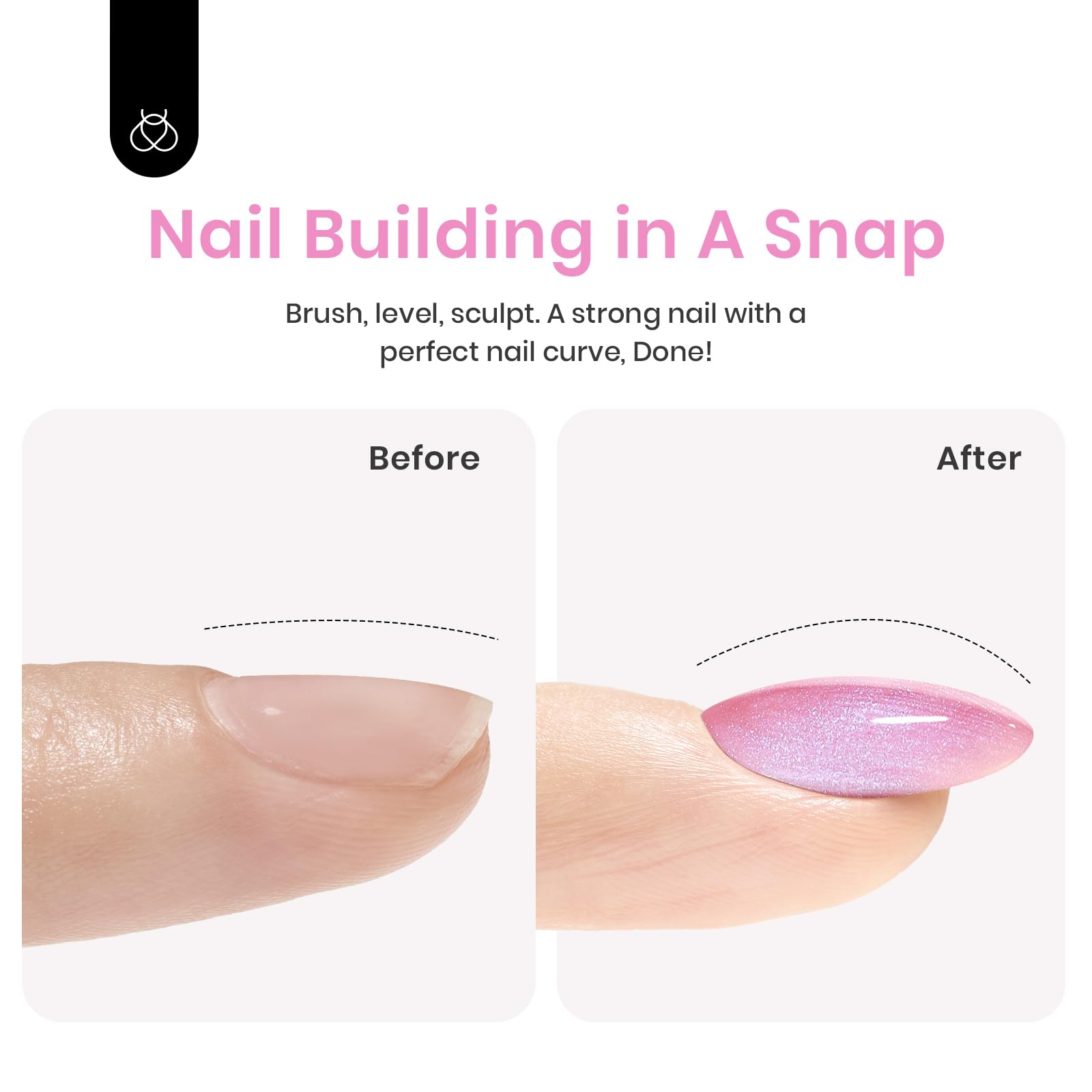 Beetles Builder Gel UV LED cure offers durable shine and wear.