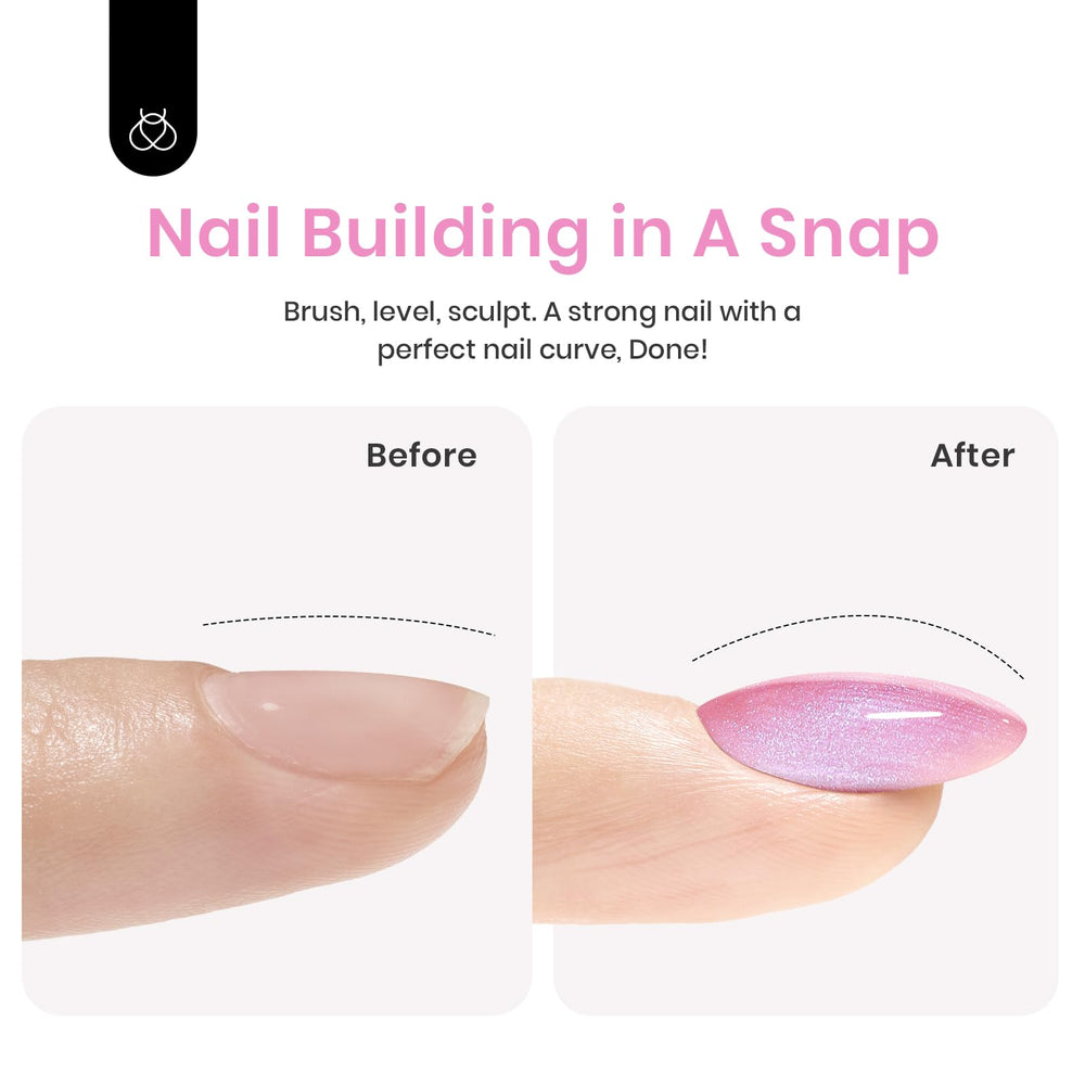 Beetles Builder Gel UV LED cure offers durable shine and wear.
