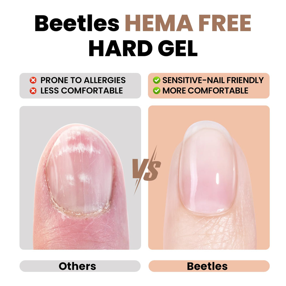 Beetles Builder Gel Set 9-in-1 swatches demonstrate depth and coverage