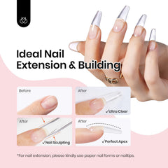 Beetles builder gel smooth texture offers controlled sculpting and precise shaping