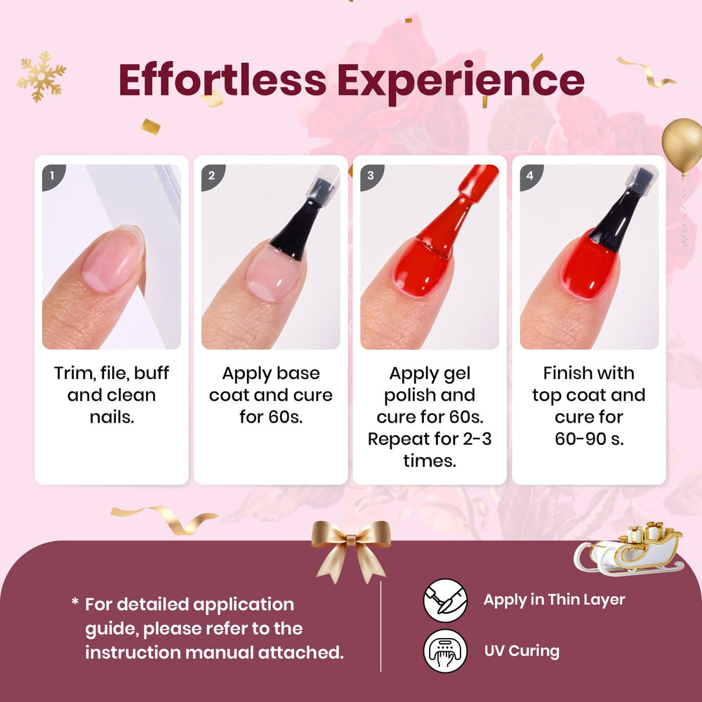 Beetles Burgundy Purple wine shade captures deep moody nails with glossy finish.