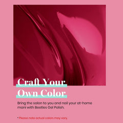 Beetles Burgundy Red Gel Polish swatches showcase winter-ready color with rich depth