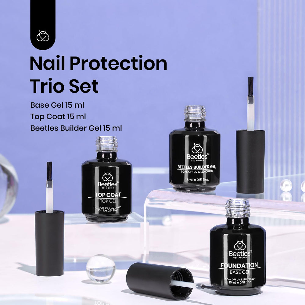 Beetles capa superior sin limpiado 15ml para brillo duradero.