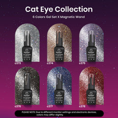 Beetles Cat Eye color swatches display red, purple, blue shades for quick selection.