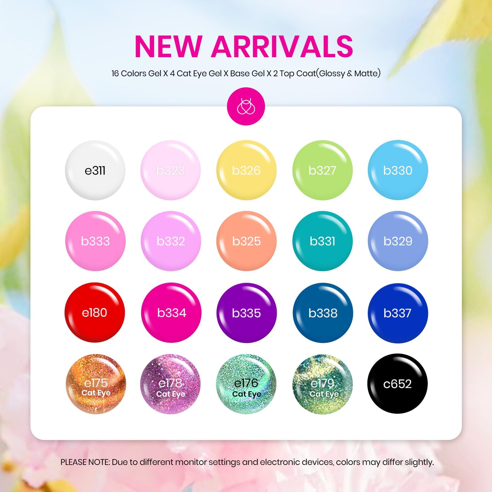 Beetles cat-eye gel polish kit highlights cat-eye effect options for dramatic nails.