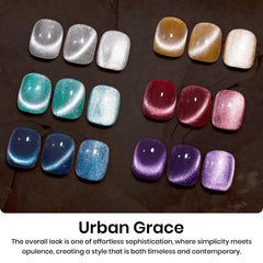 Beetles Cat Eye magnet demonstrates adjustable effects for personalized nail art.