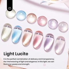 Beetles Gel Polish Cat Eye Set magnet in action creates customizable glass effect.