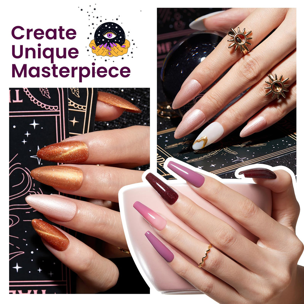 Beetles Cat Eye Set two cat-eye colors with light-reflective effects.