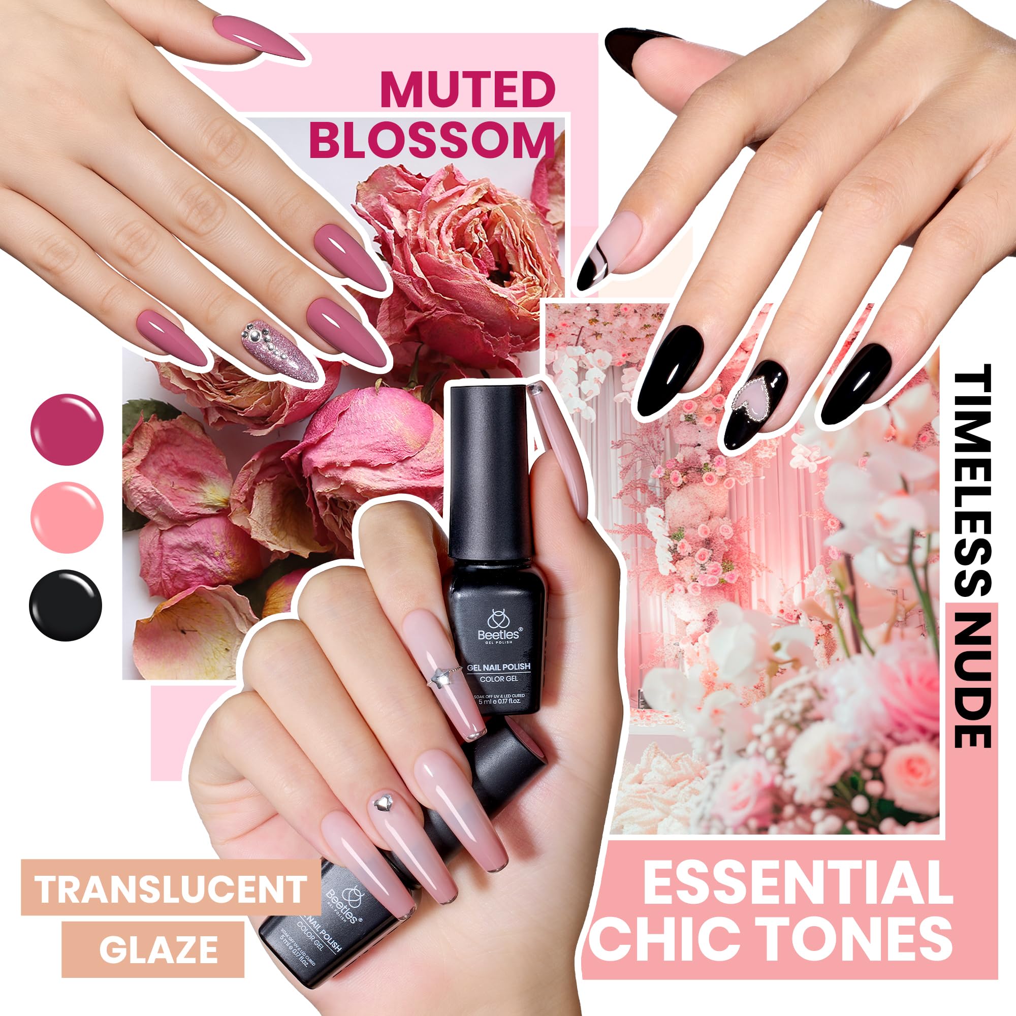 Beetles Chroma Dreams base coat bottle demonstrates durable foundation for smooth application