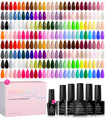 Beetles Chroma Dreams set cover shows year-round gel polish shades for creative nail art