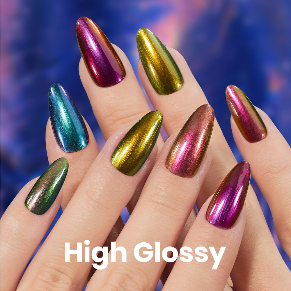 Beetles Chrome Nail Polish Set fall-winter colors for seasonal nail art