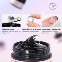 Beetles chrome nail powder close-up highlighting metallic shine