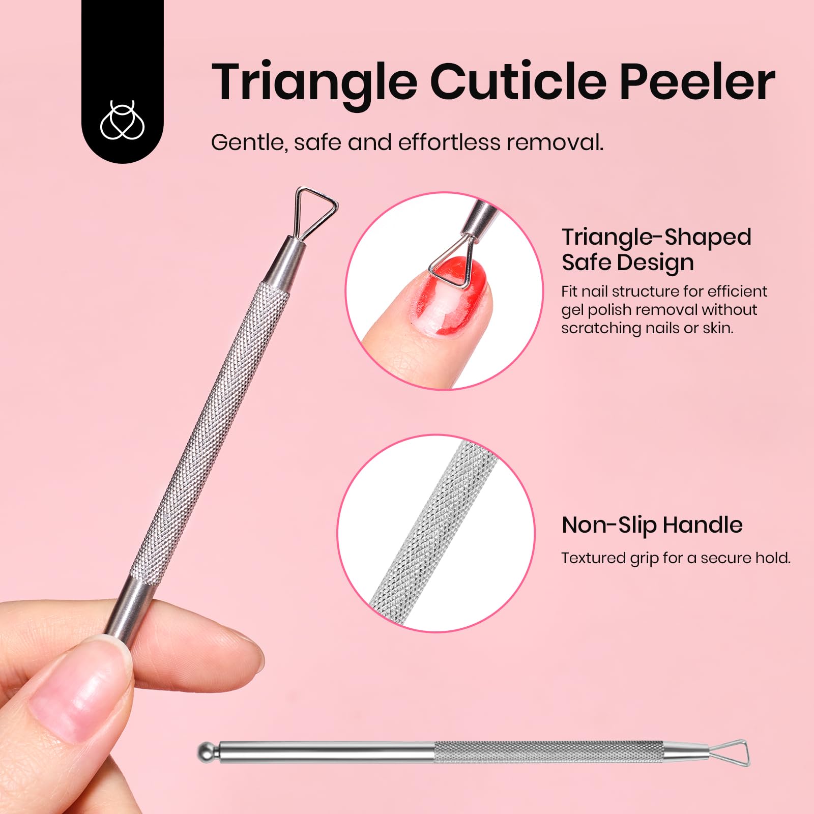 Beetles cuticle pusher—gentle, precise prep for healthy nails