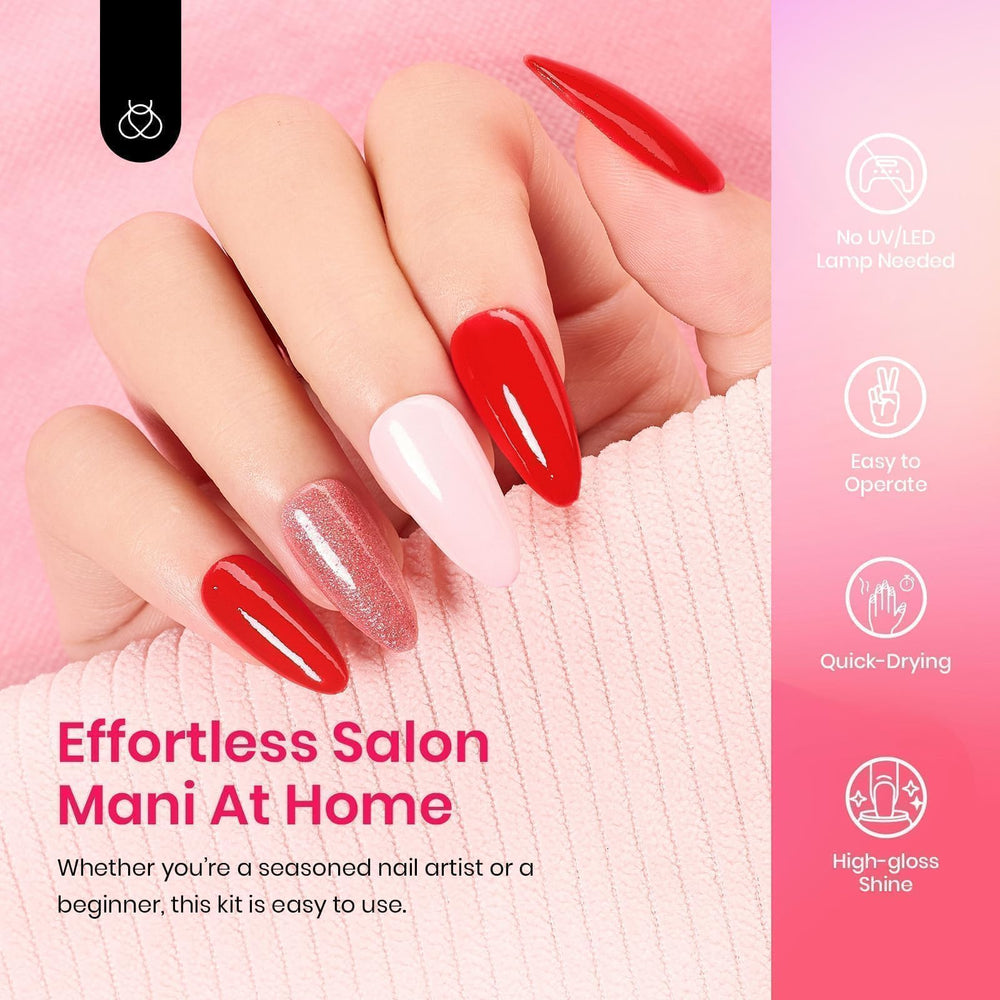 Beetles Dip Powder Nail Kit cuticle oil and tools included