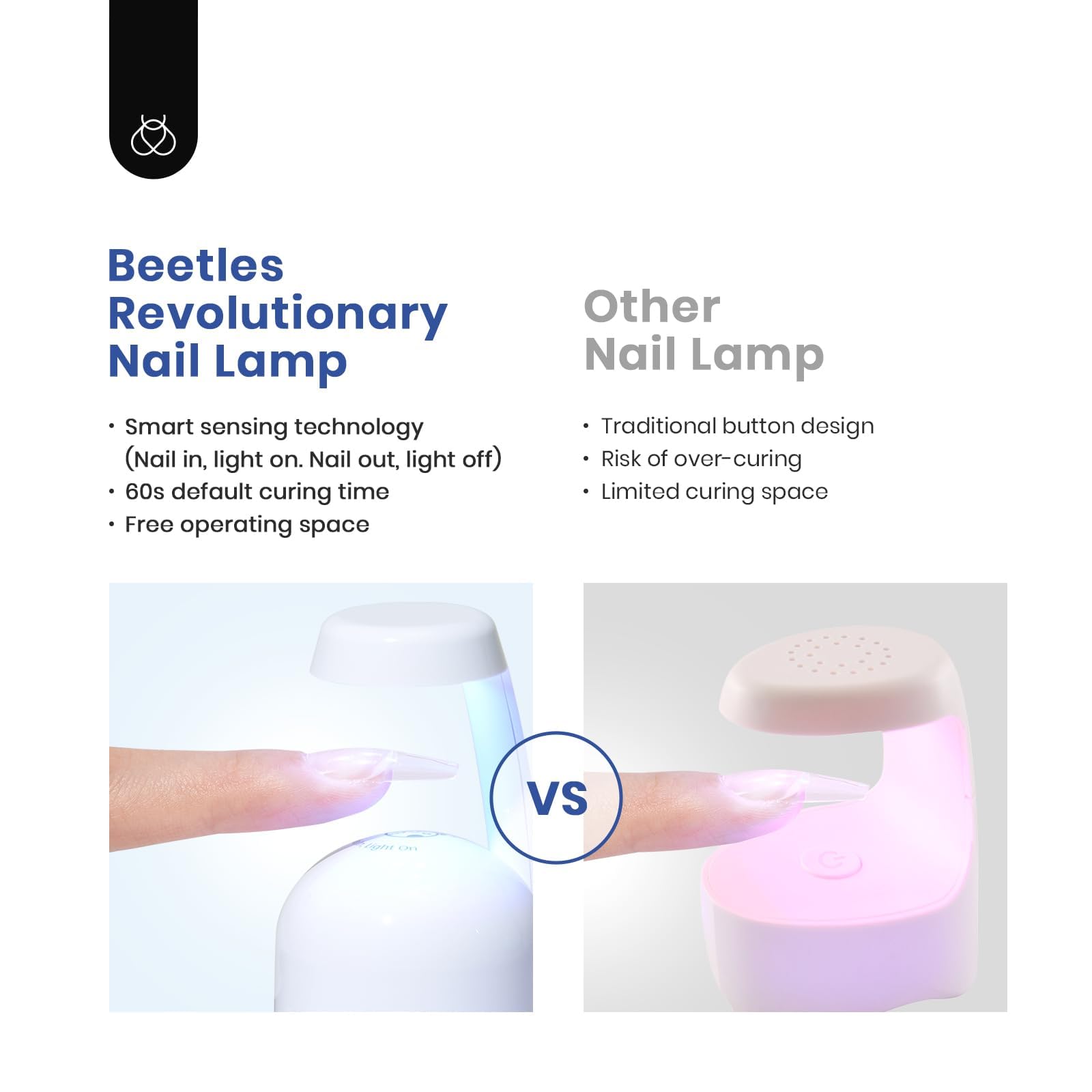 Beetles DIY manicure guide included for easy home extensions