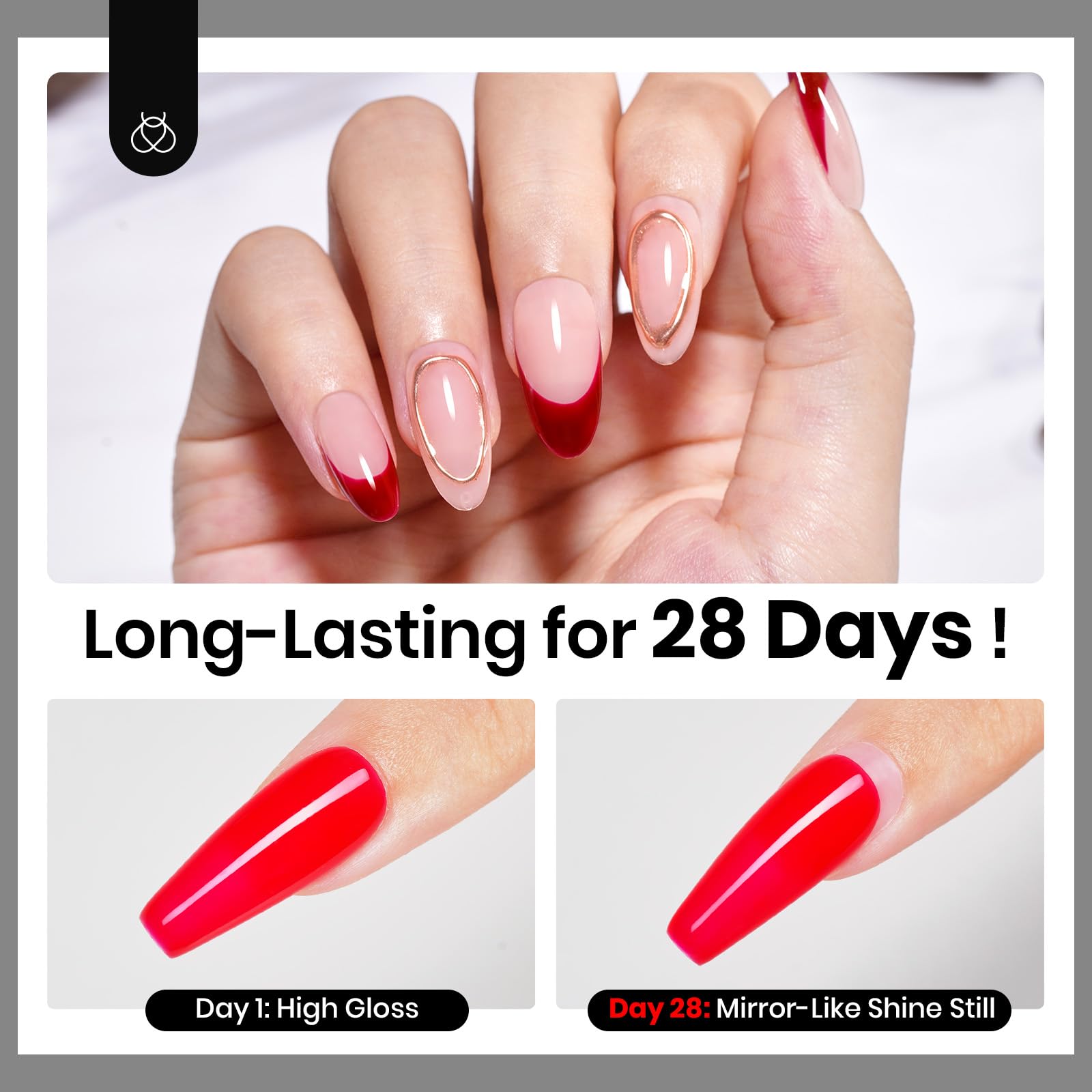 Beetles Extra Glossy Top Coat used in professional salon setting