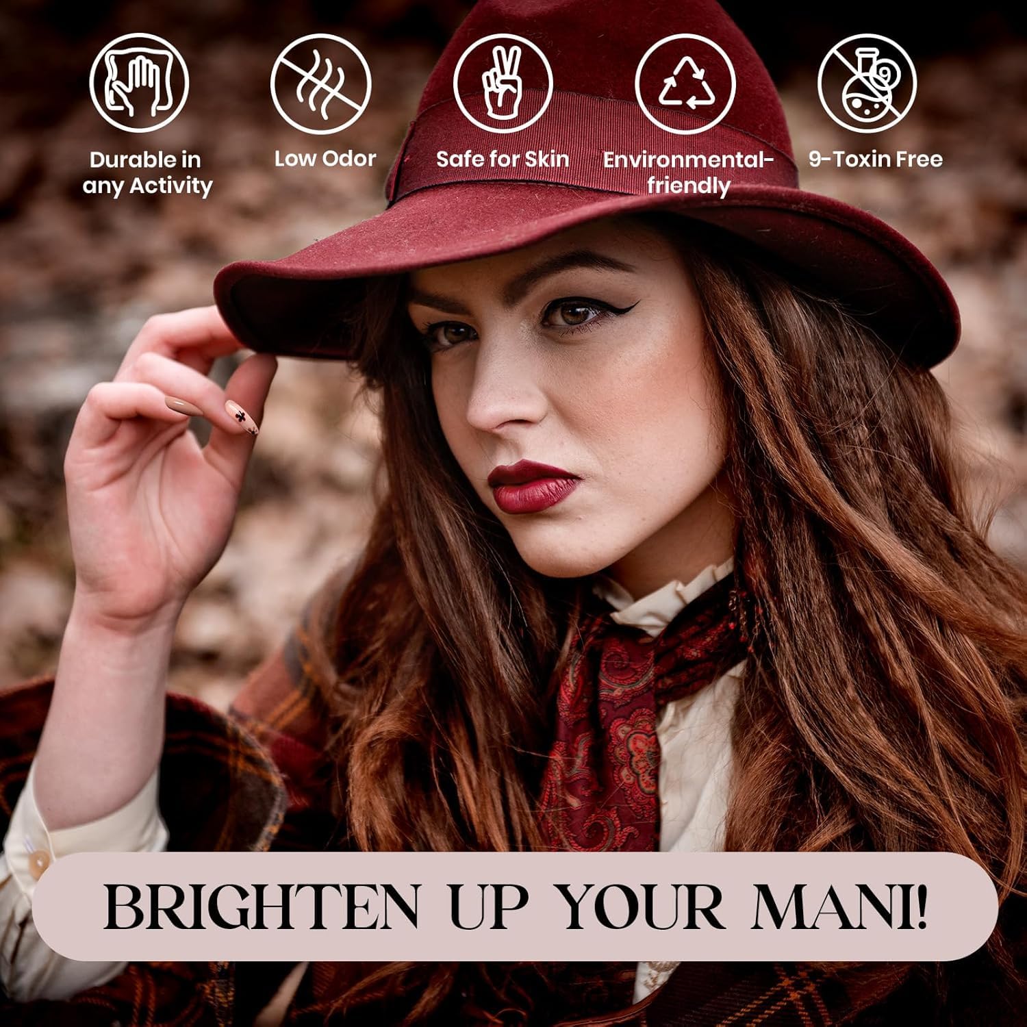 Beetles Fall Gel Polish Set cruelty-free certification badge indicating ethical beauty.