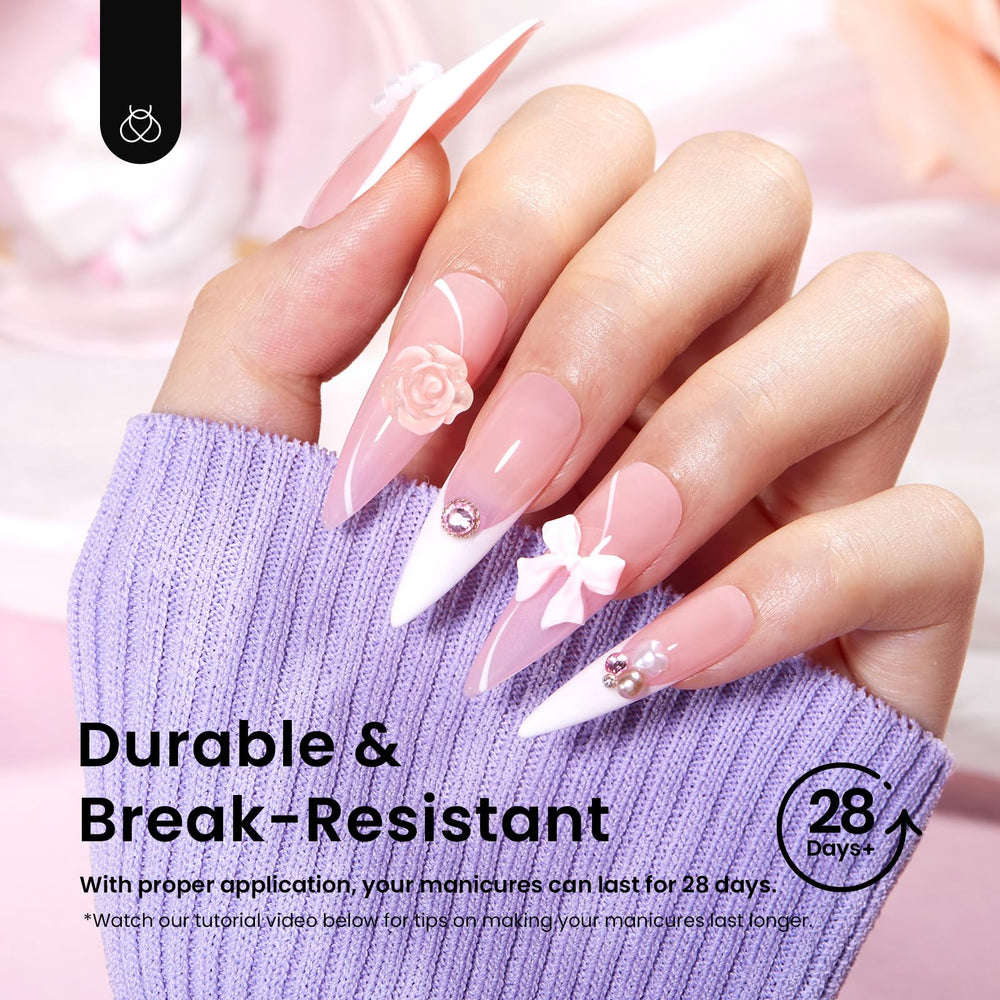 Beetles Fall Nail Extension suitable for home and salon use.