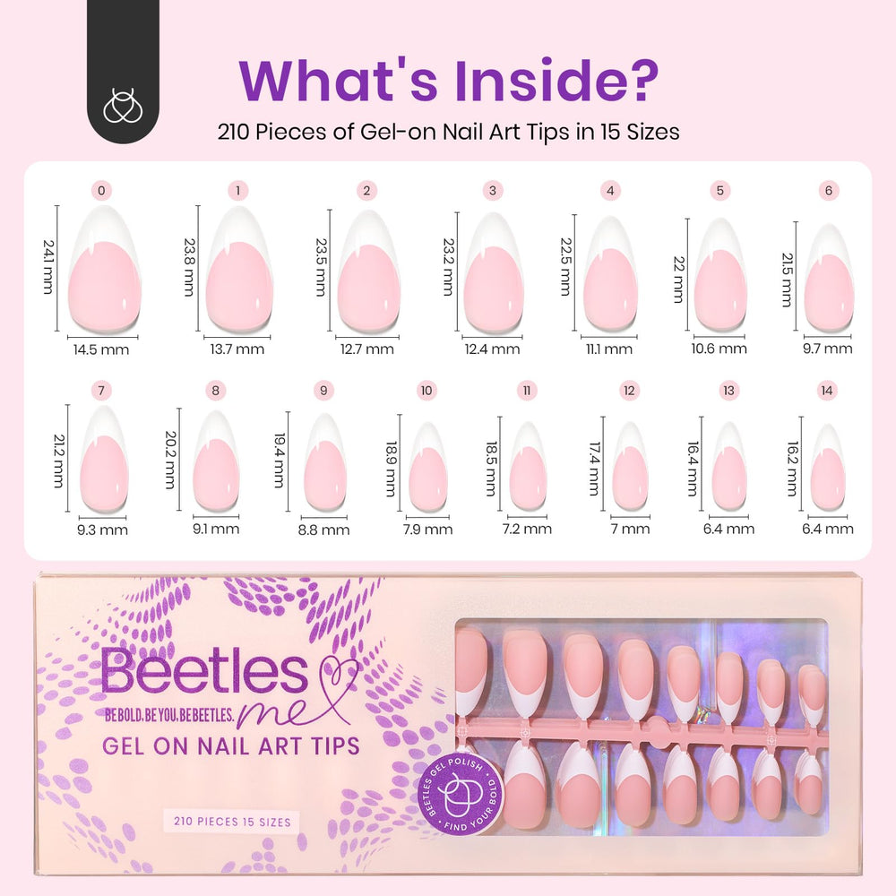 Beetles French Tips nail art setup enables quick DIY designs with friends for creative nails.