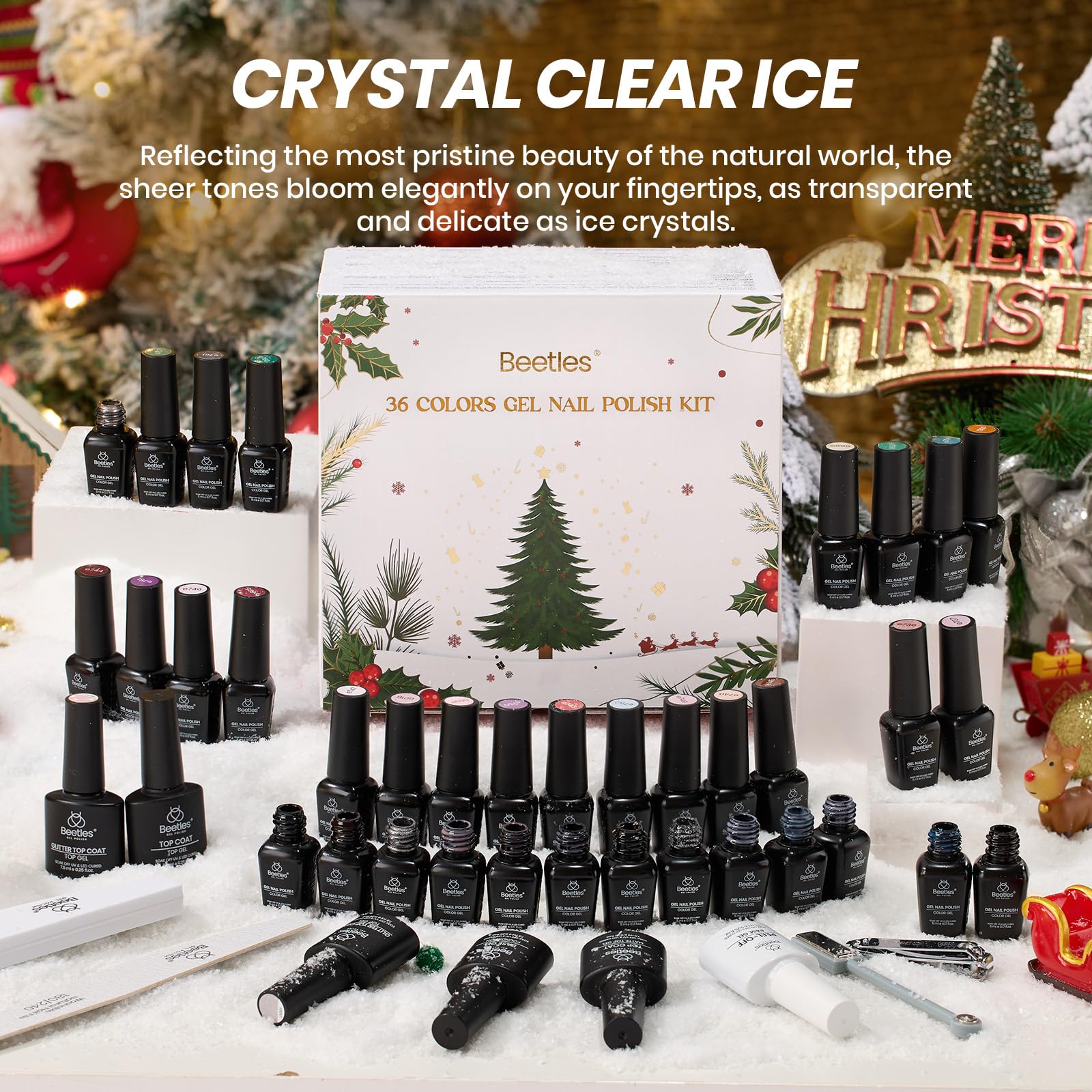 Beetles Frostglaze Veil jelly color collection offers sheer to opaque options.