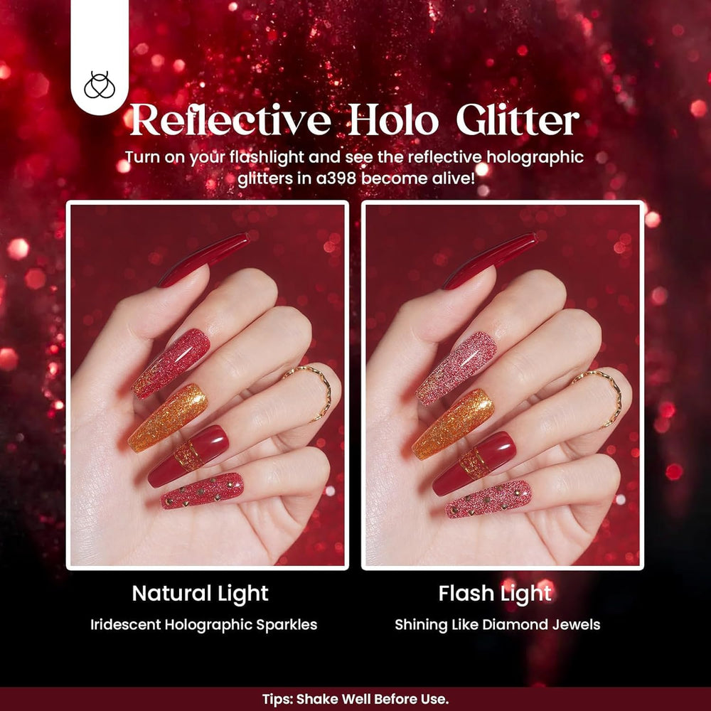 Beetles gel polish color-change shifts with light for multi-angle nail drama.