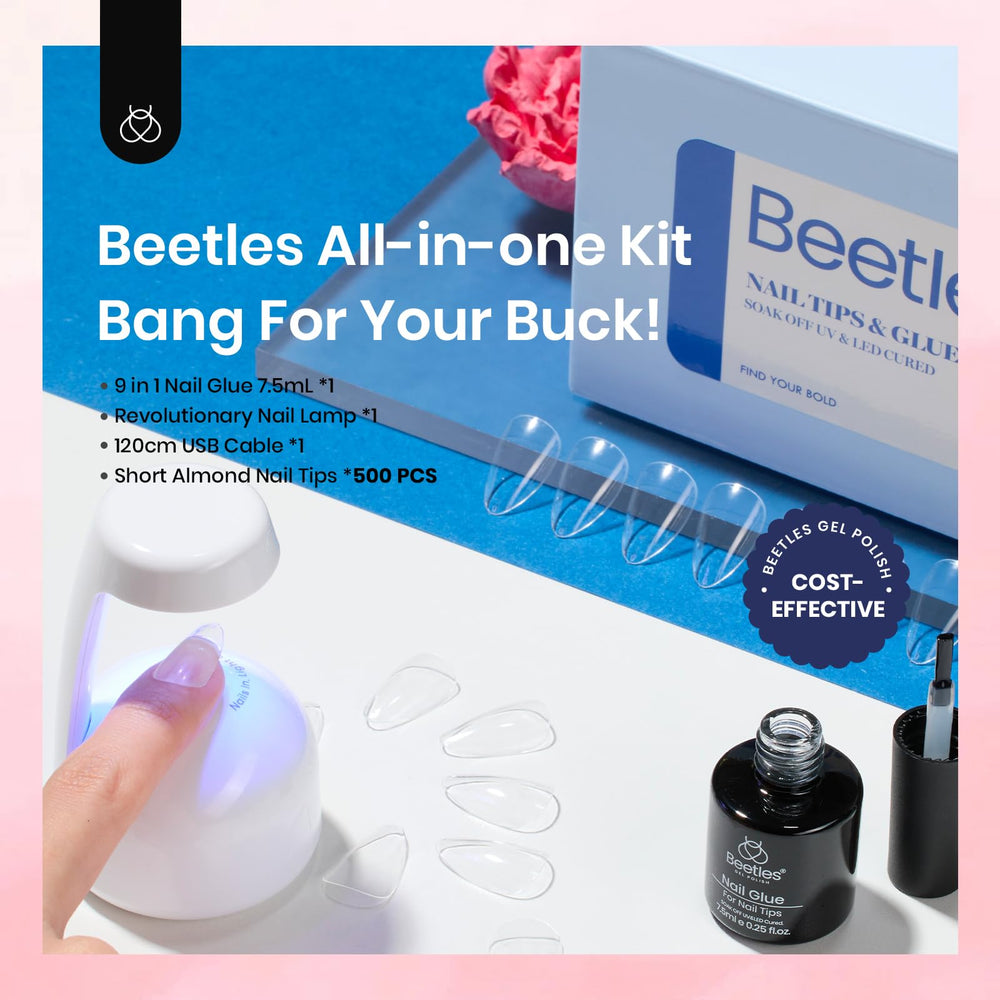 Beetles gift-ready gel nail kit ideal for nail art lovers.