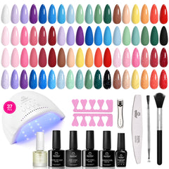 Beetles Gel Nail Kit color palette swatches for at-home manicure ideas