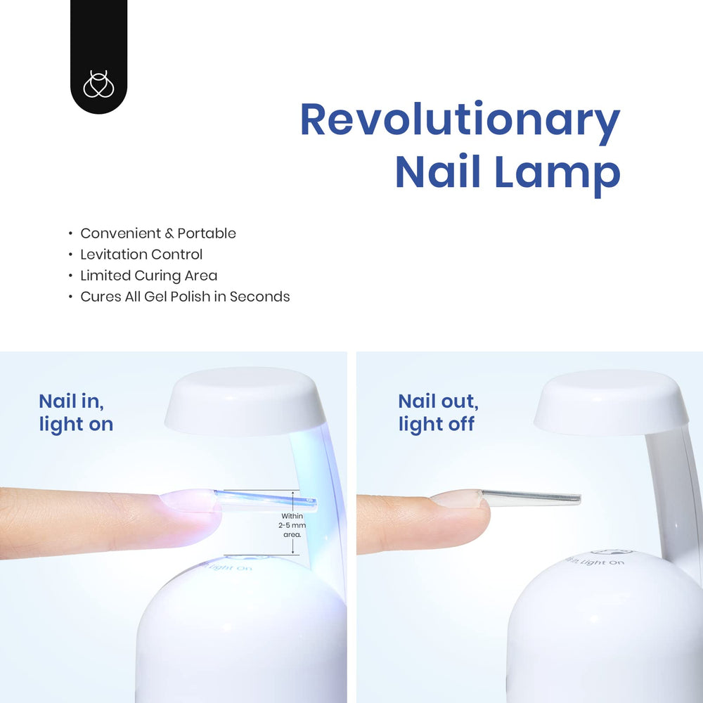 Beetles Gel Nail Kit compatible lamp cures most brands' gel polishes