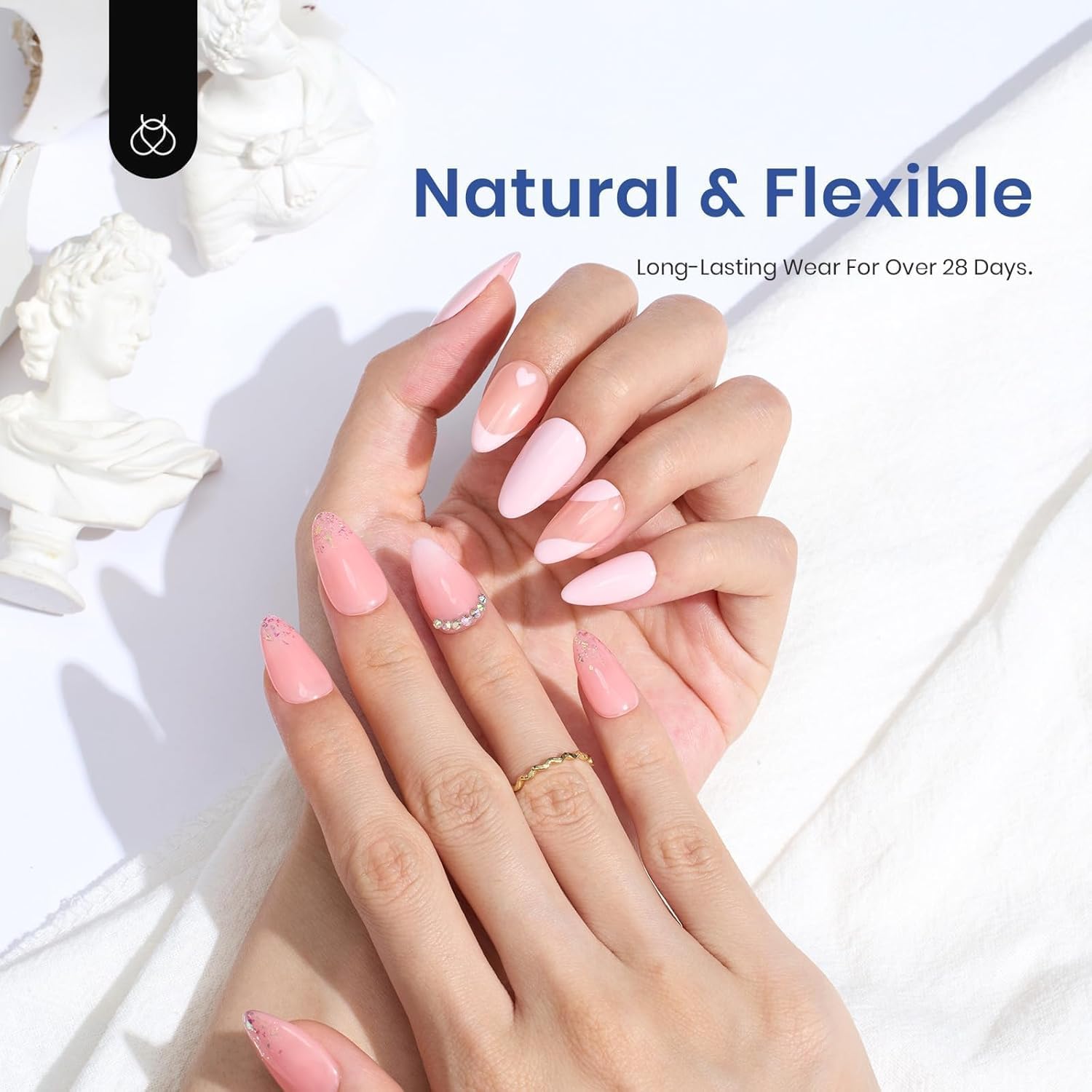 Beetles Gel Nail Kit extensions setup demonstrates at-home DIY nail extensions