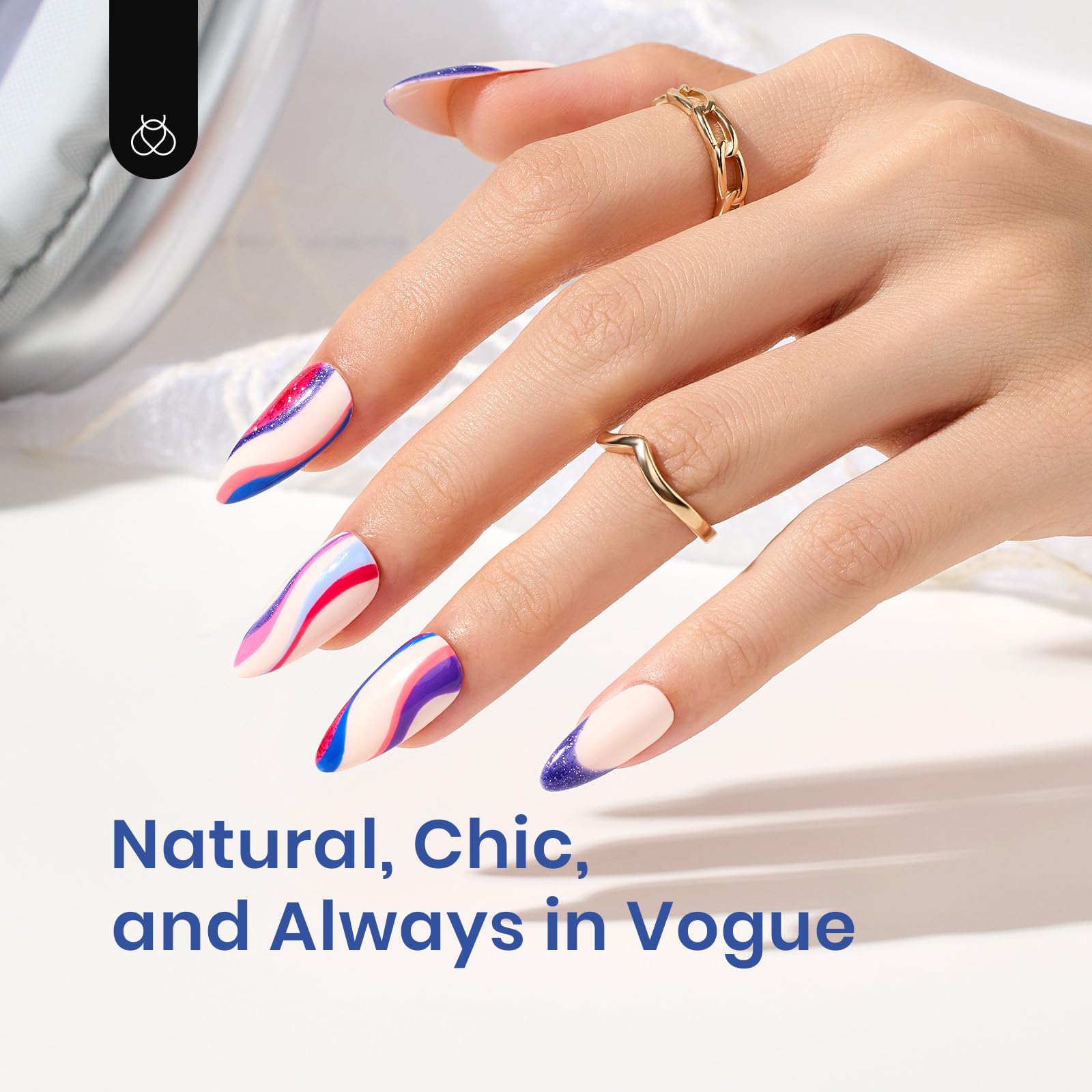 Beetles Gel Nail Kit home DIY salon set for convenient manicures.