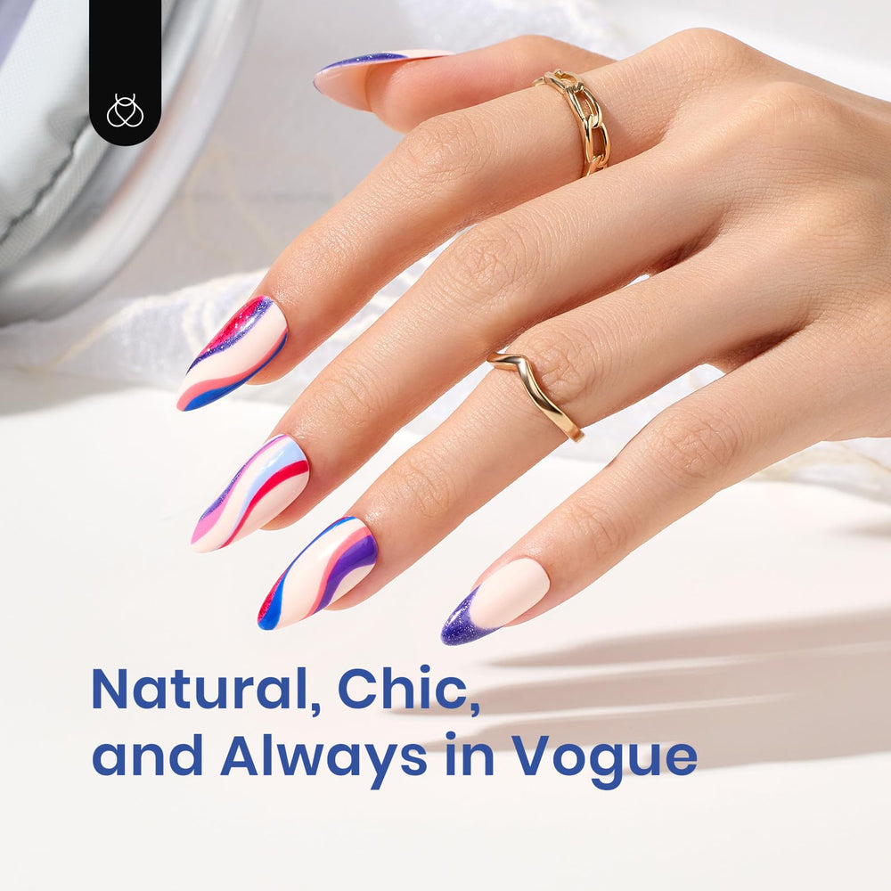 Beetles Gel Nail Kit home DIY salon set for convenient manicures.