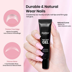 Beetles Gel Nail Kit mini UV lamp for quick at-home curing