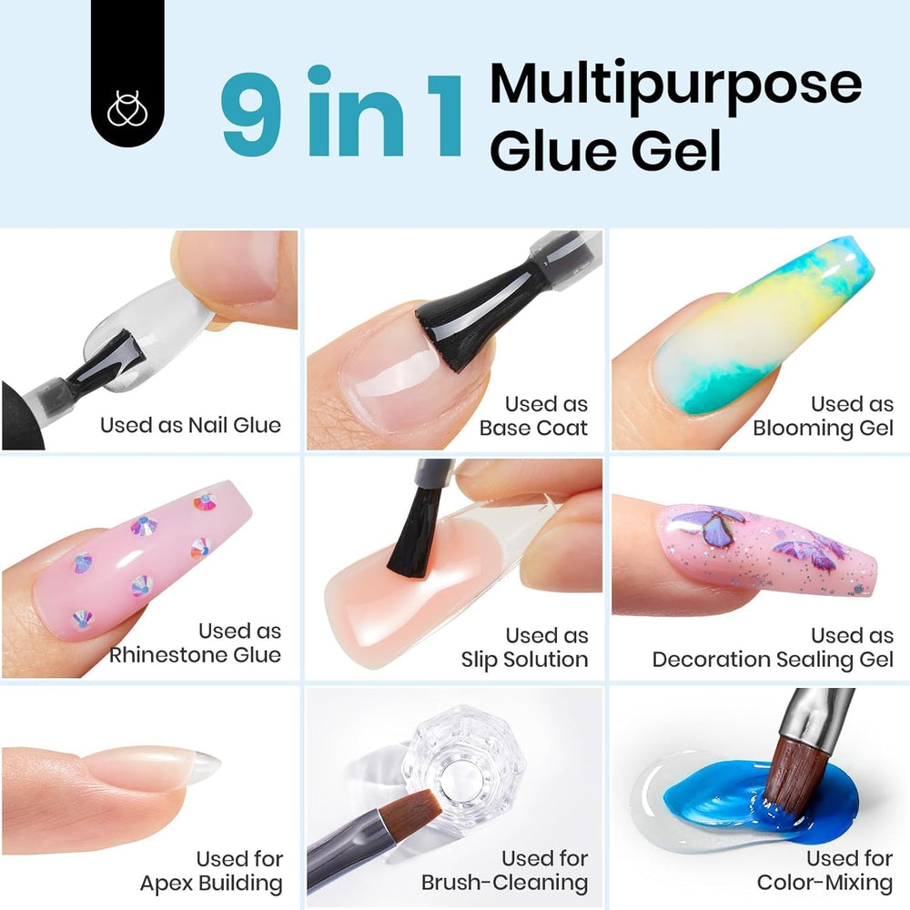 Beetles Gel Nail Kit nail glue gel used for strong adhesion and extensions