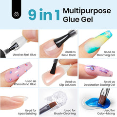Beetles Gel Nail Kit nail glue gel used for strong adhesion and extensions