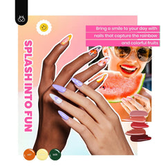 Beetles kit tools organized neatly for easy at-home manicure routine.
